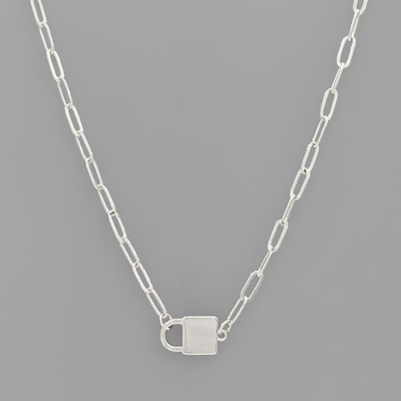 Side Lock Necklace - Picture 1 of 1